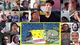 YTP Spongebob Dying to lie Reaction Mashup [upl. by Inal101]