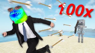 Can You Beat Minecraft At 100x Speed [upl. by Reve]