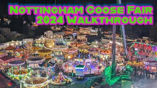 Nottingham Goose Fair 2024 Walkthrough [upl. by Letram]