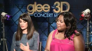 Celebscom Original Interview Glees Lea Michele amp Amber Riley [upl. by Yeorgi]