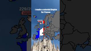 I made a colonial Empire for France geography map europe [upl. by Entruoc710]