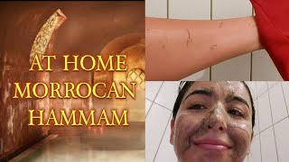 AT HOME MOROCCAN HAMMAM Aka the best exfoliation ever [upl. by Eidurt145]