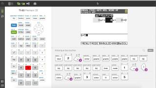 Application PolySmlt2 avec la TI83 Premium CE [upl. by Lane692]