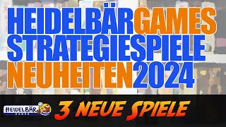 3 HeidelBÄR Games Strategiespiel Neuheiten 2024 [upl. by Elac]