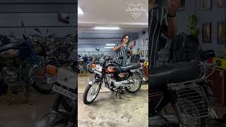 CD100 vehicle restored restoration jananimotors biker modified herohonda bikelovers bike yt [upl. by Agan759]