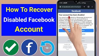 Weve Disabled Your Account  How To Recover Disabled Facebook Account  Recover Facebook Account [upl. by Ahtiekahs]