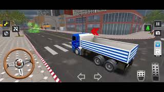 TRUCK DRIVER SIMULATOR 😎DIFFICULT TRANSPORT TRUCK DRIVING  Heavy Driver And Android Game  Truck Of [upl. by Sivi]