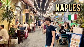 Naples Evening Walk Italy 🇮🇹 4K HD August 13 2024 Walking Tour City Walk Napoli Italia [upl. by Elatnahs]