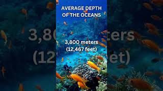 What is the average depth of the ocean oceandepths deepsea marinelife oceanexploration [upl. by Nesnej]