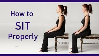 Posture Coach Shows How to Sit Properly [upl. by Ettenuahs280]