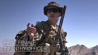 She Is Marine Corps First Female Infantry Officer – 1st Woman Qualified To Lead Infantry Platoon [upl. by Welker]