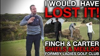 I WOULD HAVE LOST IT Me amp Andy Carter vs Rick Shiels amp Sam Mellor  Formby Ladies Golf Club [upl. by Lucilia]