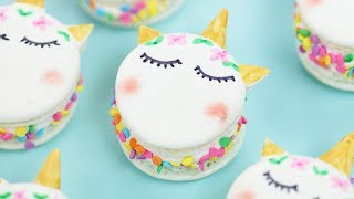 UNICORN MACARONS  NERDY NUMMIES [upl. by Assilev]