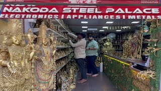 Nakoda Metals Ameerpet  Brass Items  Pooja Items  Idols  Ameerpet Brass Return Gifts [upl. by Savior57]