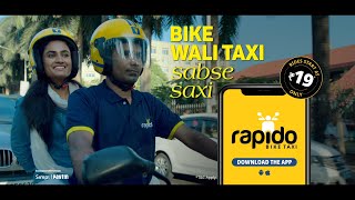 Rapido BikeTaxi  Bike Wali Taxi Sabse Saxi  Bus Stop [upl. by Oakie]