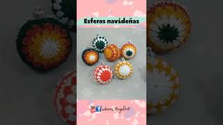 tutorial para realizar tus propias esferas navideñas a crochet 👉 httpsyoutubeiZ8HVVMOkCY 👈 [upl. by Ailic]