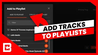 How To Add Tracks To Playlists On BeatStars [upl. by Doran917]