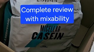 Myprotein Micellar Casein complete review trending viralvideo casein fitness protein whey [upl. by Yeo]