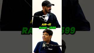 Guess the Rank  AIR  41 to😮 🎙️Saransh Sir podcast iitjee esaral kota [upl. by Adiana]