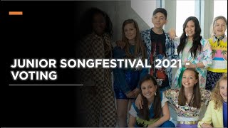 Junior Songfestival 2021  VOTING [upl. by Sevik]