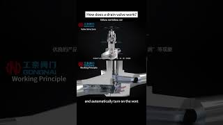 How does a drain valve work mechanical industrial Trap chemical pipeline [upl. by Attennaej234]