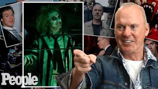 Michael Keaton Reacts to Iconic Photos From Beetlejuice Wearing the Batman Suit amp More  PEOPLE [upl. by Teece241]