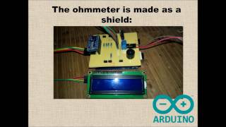 Arduino Ohmmeter shield with ADS1115 [upl. by Nuahsor]