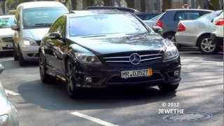 Mercedesbenz CL65 AMG Loud Acceleration sounds in Düsseldorf 1080p Full HD [upl. by Emearg916]