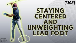 STAYING CENTERED AND UNWEIGHTING LEAD FOOT [upl. by Pazit]