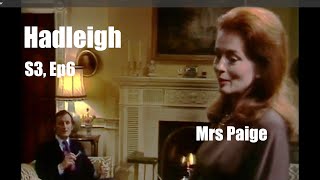 Hadleigh 1973 Series 3 Ep6 quotMrs Paigequot Barbara Shelley Full Episode 1970s TV Drama Thriller [upl. by Daffi275]