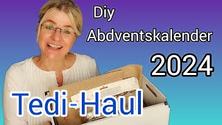 TEDI HAUL diy Adventskalender 2024 [upl. by Enamrahc]