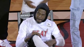 Bam Adebayo got Udonis Haslem a Rocking Chair 🤣 [upl. by Fanestil]