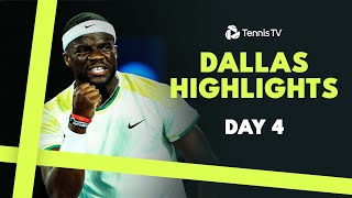 Tiafoe Faces Michelsen Koepfer amp Hijikata Clash  Dallas 2024 Highlights Day 4 [upl. by Smukler]