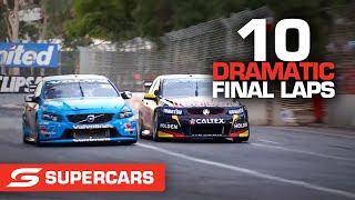 10 dramatic last lap battles from the past decade  Supercars 2022 [upl. by Carrie]