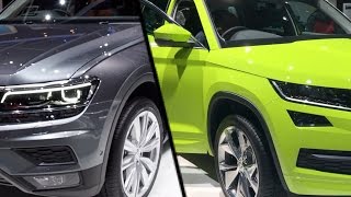 2017 Skoda Kodiaq vs 2017 Volkswagen Tiguan Allspace [upl. by Idak919]