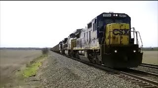 CSX crossing with new LED SIGNALS [upl. by Barbie]