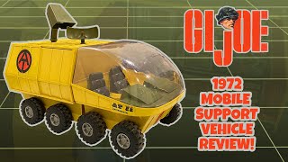 Vintage GI Joe Mobile Support Vehicle 1972 Review GI Joe Adventure Team [upl. by Accebber910]