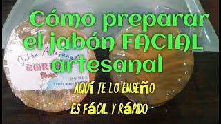 JABÓN FACIAL DE MIEL 🍯  HAS TU PROPIO JABÓN ARTESANAL [upl. by Annaicul]