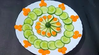 New Easy And Beautiful Salad Decorations by Neelam ki recipes [upl. by Annairda]