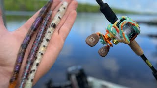 Fishing with gummy worm senkos nonstop Action [upl. by Eyr]