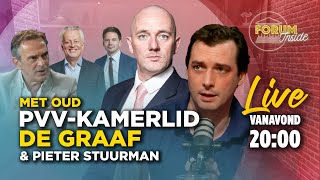 Forum Inside LIVE met oud PVVKamerlid Machiel de Graaf Gideon van Meijeren amp Pieter Stuurman  FVD [upl. by Sibbie]