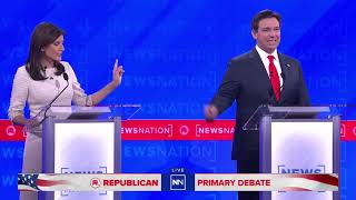 quotI STOOD UP for Little Girls — Nikki Haley Didn’tquot  Ron DeSantis Fourth GOP Debate [upl. by Davie240]