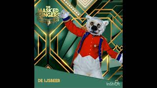 ijsbeer  ILL be waiting  halve finale  masked singer nederland season 5 [upl. by Eiramait]