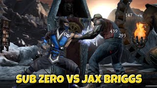 FROSTY SHOWDOWN SUBZERO VS JAX BRIGGS  CLASH OF ICE AND IRON [upl. by Gad]