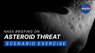 NASA Briefing on Asteroid Threat Scenario Exercise [upl. by Fara]