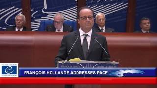 President Hollande at the Council of Europe ENG [upl. by Avi]