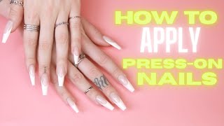 How To Apply Press On Nails  Scandal Beauty [upl. by Picker]