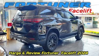 Toyota Fortuner 28 GR SPORT Facelift 2024  Harga amp Review [upl. by Ilil592]