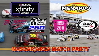 2024 NASCAR Xfinity TalladegaARCA Toledo Live Stream  United Rentals 250  Owens Corning 200 [upl. by Queston]