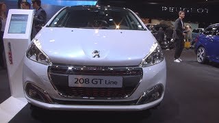 Peugeot 208 GT Line 3P 16 BlueHDi 120 SampS BVM6 2017 Exterior and Interior [upl. by Yknip]